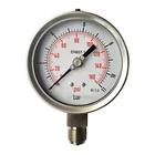 Stainless steel manometer glycerin filled pressure gauge