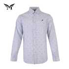 Hot selling cotton printing designer full sleeve plain dress shirts for men