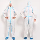 FDA Approved Good Quality clean room protective garments gmp clothing ESD Coverall