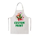 New Arrive Pure Cotton Linen Kitchen Apron