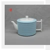 Wholesale Good quality Ceramic Products Blue Color Clay Ceramic Teapot
