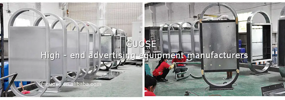 Double-sided advertising light box