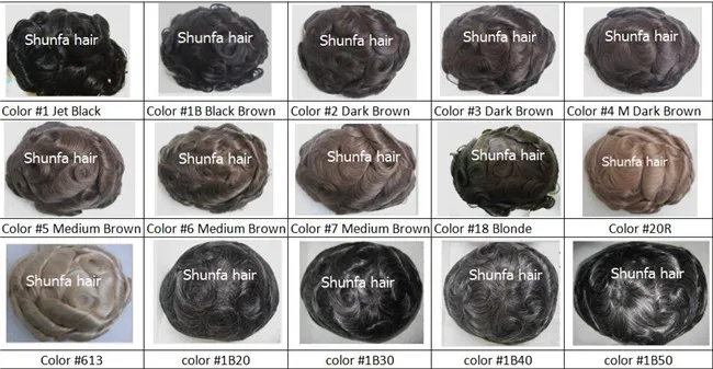 Silicon Base Hair Injection Toupee Silicone Thin Skin Toupee