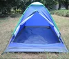 Popular style outdoor leisure cheap style single layer 170T polyester waterproof dome 2 man camping tent