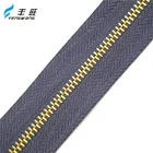 Factory Wholesale Good Price Free Sample Rose Gold Zipper Metal