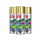 VESLEE 450ml Fast Dry gold chrome graffiti spray paint for auto