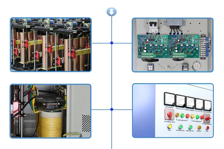 Servo Control 800KVA Three Phase Automatic Voltage Regulators Stabilizers