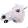 Realistic Rubber Horse Mask Latex Animal Costume Prop Toys Party Halloween