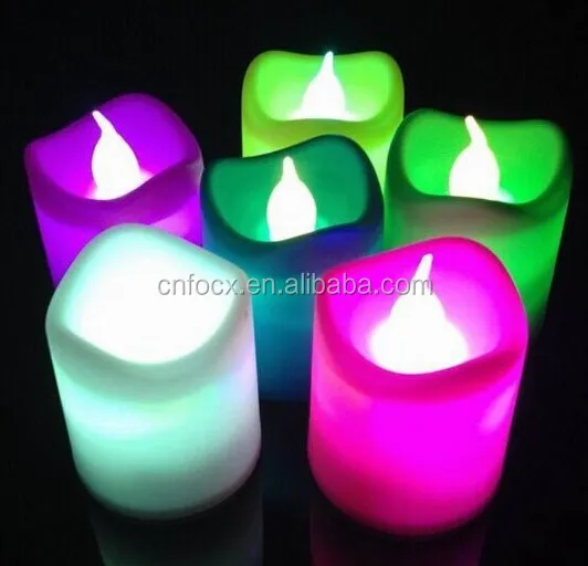 Hot selling Simulation led candle light , battery operated simulation candles ,LED piilar wax candle light