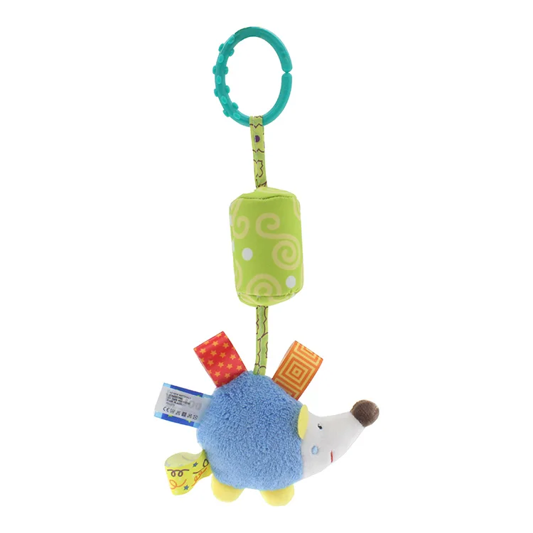 EN71 Certification Dolery animal shape baby aeolian bells hanging ring toy for car and bed D105
