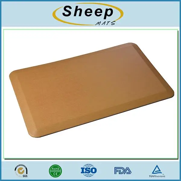 New arrivals anti-slip small anti fatigue floor pu fabric kitchen mat rug