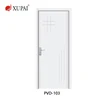 Cheap modern pvc bathroom door pvc coated wood door pvc door