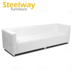 cheap protected leather party upholstered sofa 3 seater sofa hire