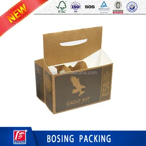 delivery use,custom logo printing kraft paper packaging box with