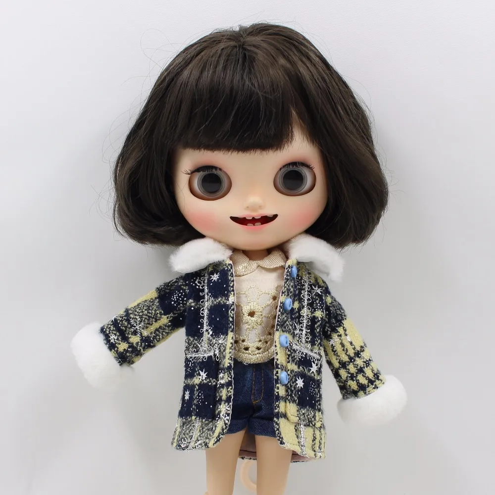 Neo Blythe Doll Wool Coat 1