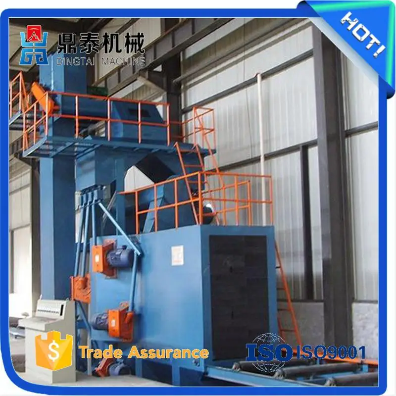 automatic feed h beam shot blasting machine, automatic polishing machine