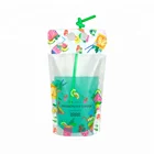 Super Quality Disposable Plastic Transparent Custom Juice Milk Bags Drinking Pouches For Liquids Packaging