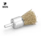 Logo Customization Wire Brush Brass 19x65x6x25MM Stainless Steel /brass Wire Wheel Brush