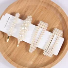 Best selling ladies fashion hair pin pearl hair clips set popular