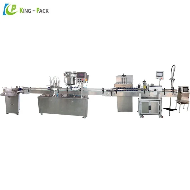 Round wine bottle labeling machine