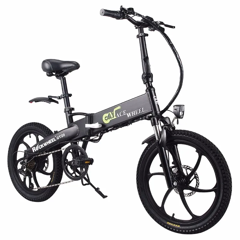 Excellent Europe Stock 20 Inch Electric Bike Magnesium Alloy Wheel 48v 10ah 350w Folding Electric Bike 7 Speed Gears 20" Folding Ebike 5