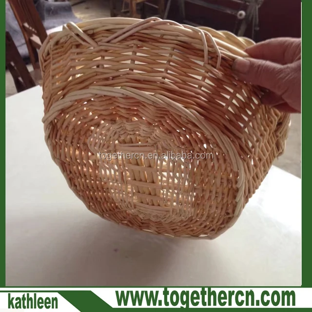 natural color small kids wicker willow egg flower basket