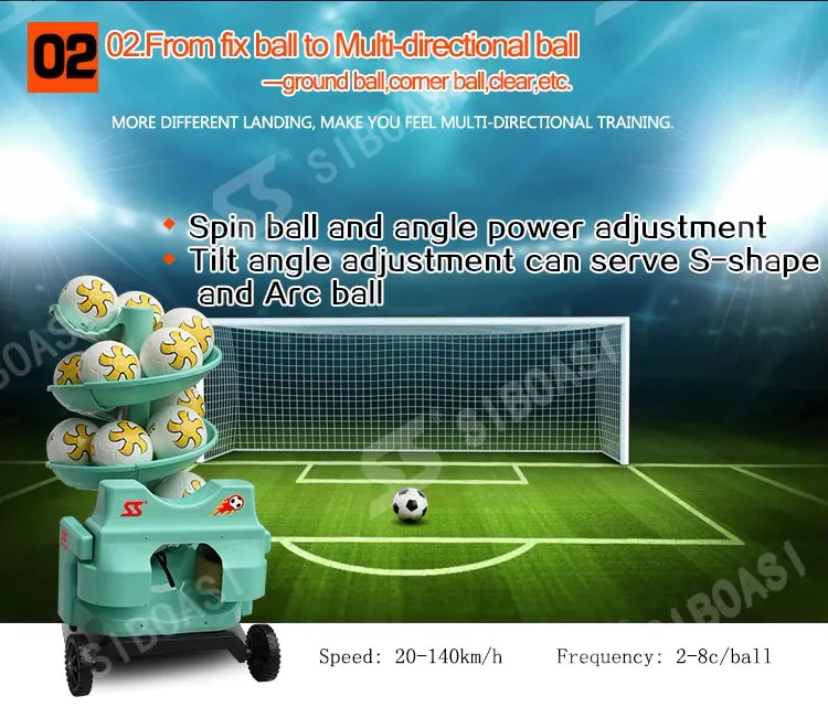 S6526 Cheapest Soccer Ball Shooting Training Machine Smart Football