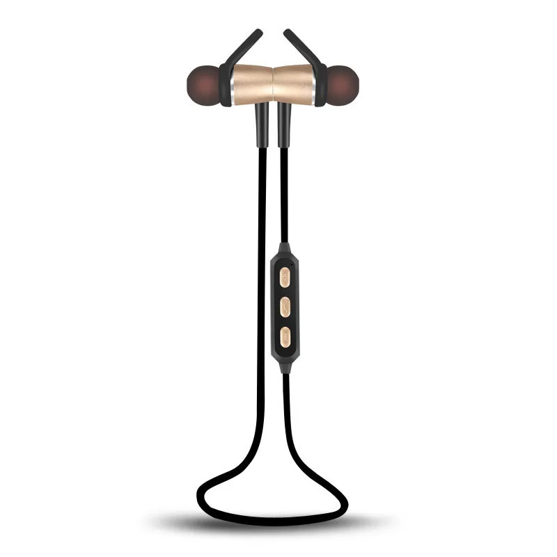Y522 Wireless Blue tooth Earphones Metal Magnetic Sport Running Headphones Stereo Bass Headset Handsfree With Mic - ANKUX.COM