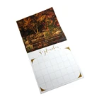 Cheap custom full color wall calendar printing 2018