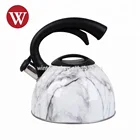 Good Grips Nylon Handle Marble Painting 3.0 Qt Stainless Steel Tea Kettle