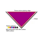 OEM manufacture uniform boy scout neckerchief three colors piping border