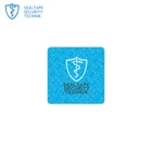Tamper evident tape void pet security printing adhesive sticker brand high temperature security labels