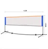 Badminton Net Stand, Foldable and Portable Badminton net with Poles