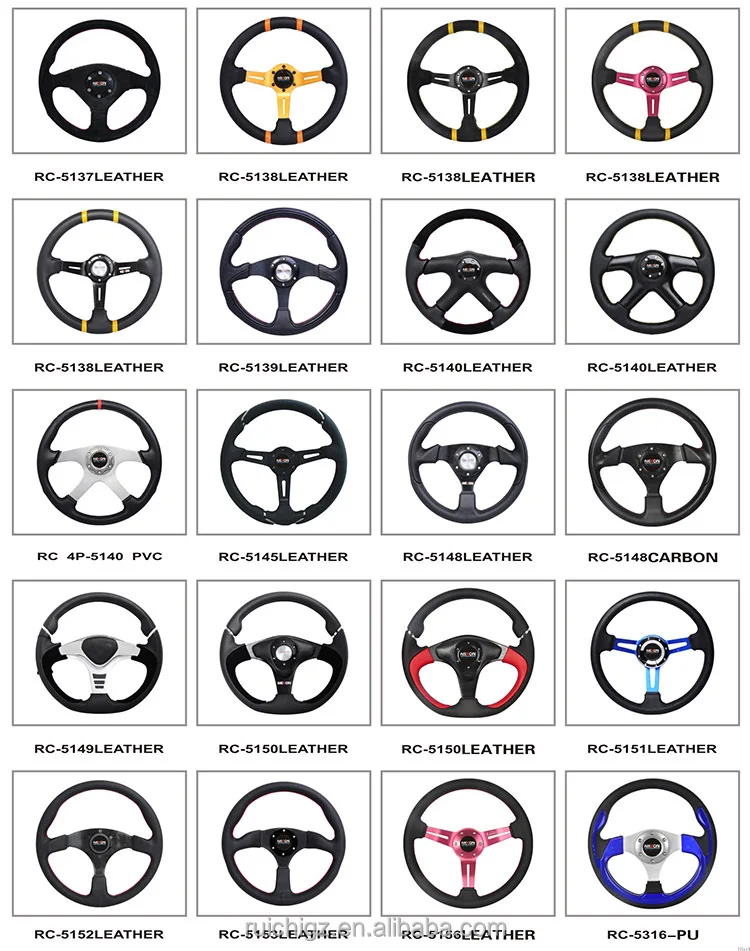 Steering Wheel Black 345mm Diameter Buy