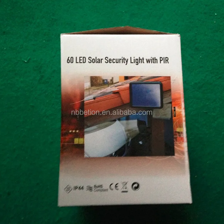 led motion sensor light 60 led solar powered led