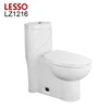 LESSO LZ1216 China supplier high quality water closet toto one piece toilet