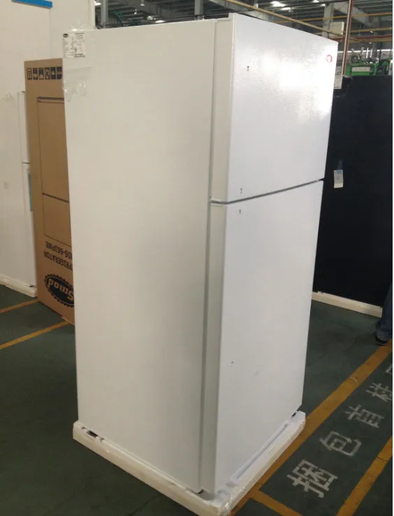 Low Power Consumption Refrigerator Double Door Big Fridge Stainless