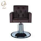 New Design Good Quality Stainless Steel Base Adjustable Rotate Modern Cheap White Hair Salon Barber Chair On Sale