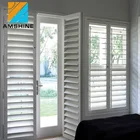 Oval shape sun shade aluminum window louvre /shutters