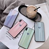 new color love heart tempered glass phone case for iphone 7 8 x,for iphone x case glass tempered