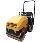 1 Ton baby bomag double drum roller compactor machine