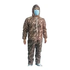 Disposable Protective Printing Paintball Shooting Non woven Camouflage Coverall