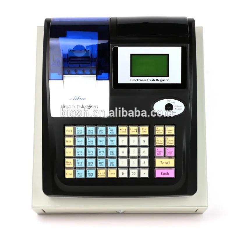 Cheap Cash Register Machine With Big Cash Drawer - Buy Supermarket Cash Machine,Cash Dispensing