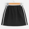 Cotton sport knitted sport skirts high waist A line skirt