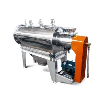 horizontal centrifugal flour vibrating separator screen for premixed dry mortar