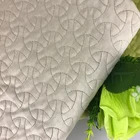 High Quality Quilt Bonded Embossed Velvet Car Seat Fabric / Polyester Cloth Embossed Pattern