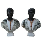 customized woman african head bust sculpture for sale