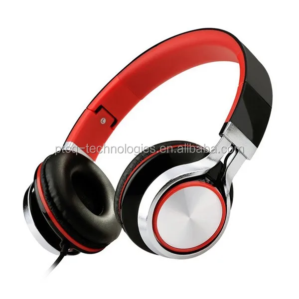 custom foldable wired mp3 headphones