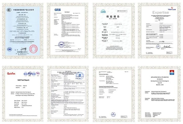 CERTIFICATES