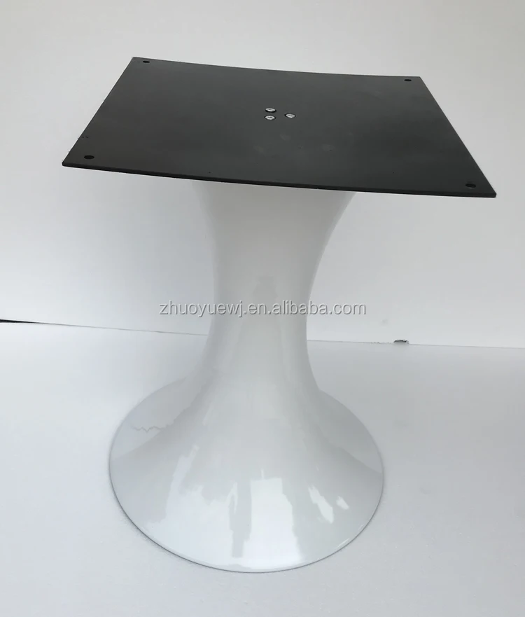 Furniture Accessories white round shape big metal Pedestal Tulip Table Leg Dining Table Bases for marble table top